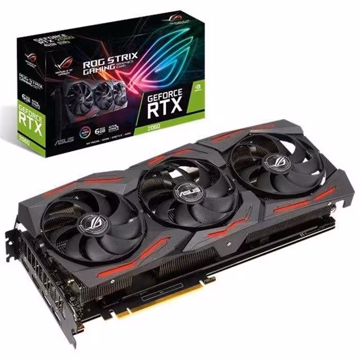 کارت گرافیک ایسوس مدل ROG-STRIX-RTX2060-6G-EVO-GAMING با حافظه 6 گیگابایت