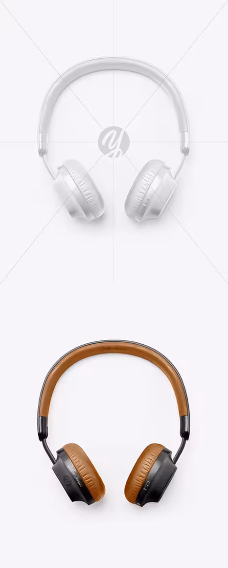 دانلود طرح لایه باز موکاپ هدفون Headphones Mockup