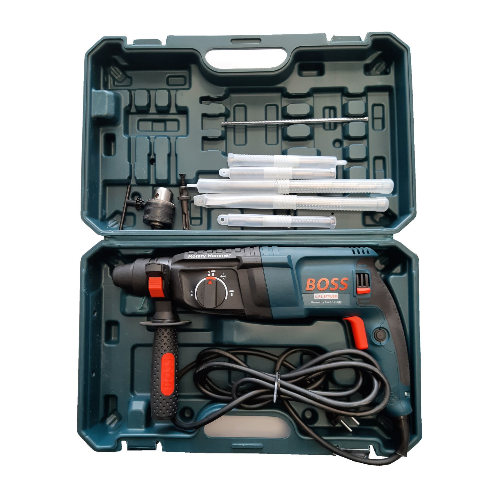 مجموعه 9 عددی دریل بتن کن باس مدل New 26sre