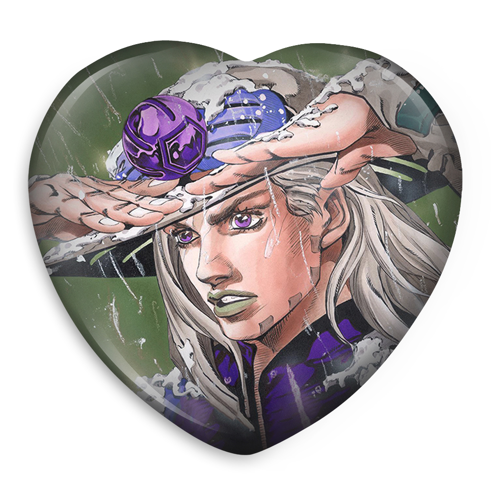 پیکسل خندالو طرح جانی جوستار انیمه جوجو Jojo مدل قلبی کد 11503