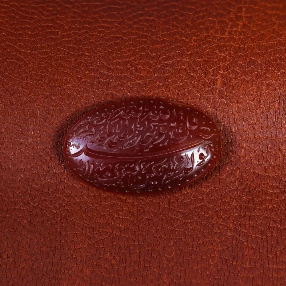 نگین عقیق کد 16528 - جواهری مشاهیر