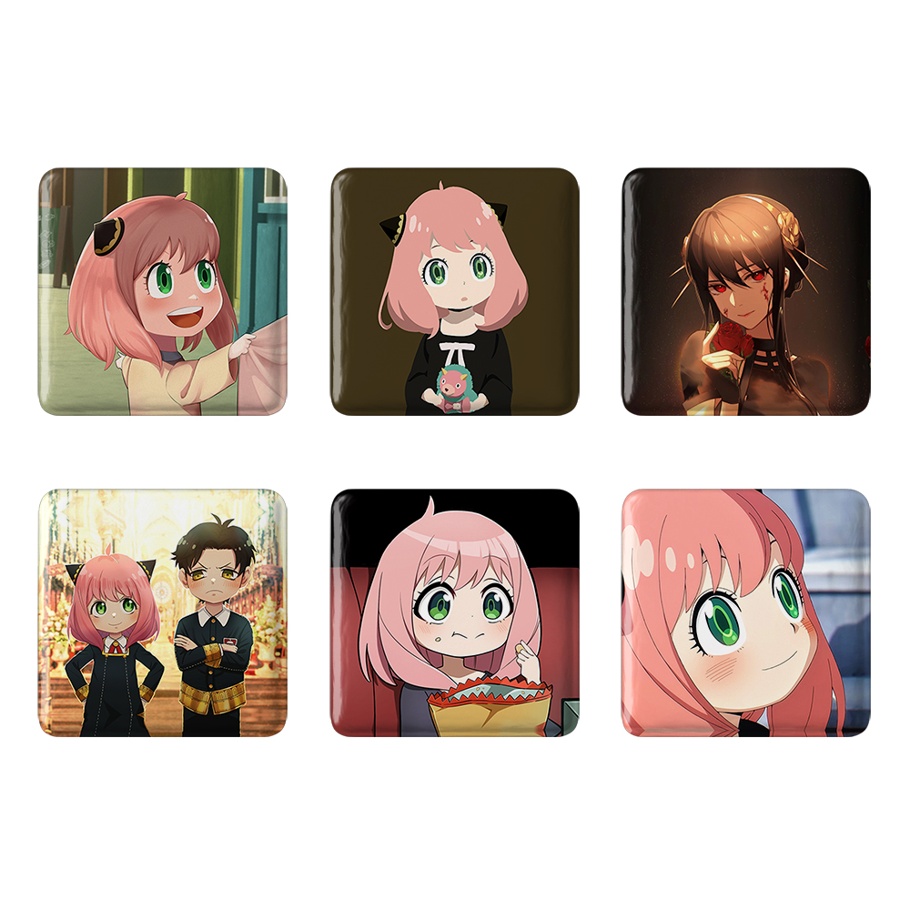 پیکسل خندالو مدل انیمه اسپای ایکس فمیلی کد 798B مجموعه 6 عددی