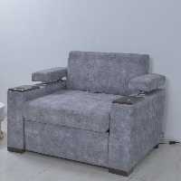 مبل تختخوابشو اورنگ یک نفره مدل کاروان طرح دسته دوبل  راحت مبلمان فلزی مشهد 