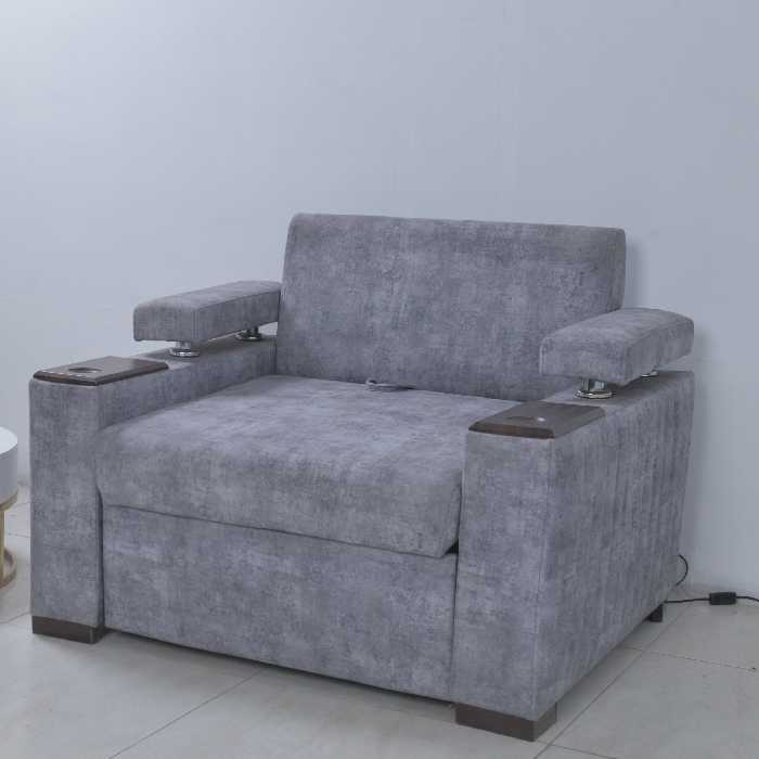 مبل تختخوابشو اورنگ یک نفره مدل کاروان طرح دسته دوبل  راحت مبلمان فلزی مشهد 