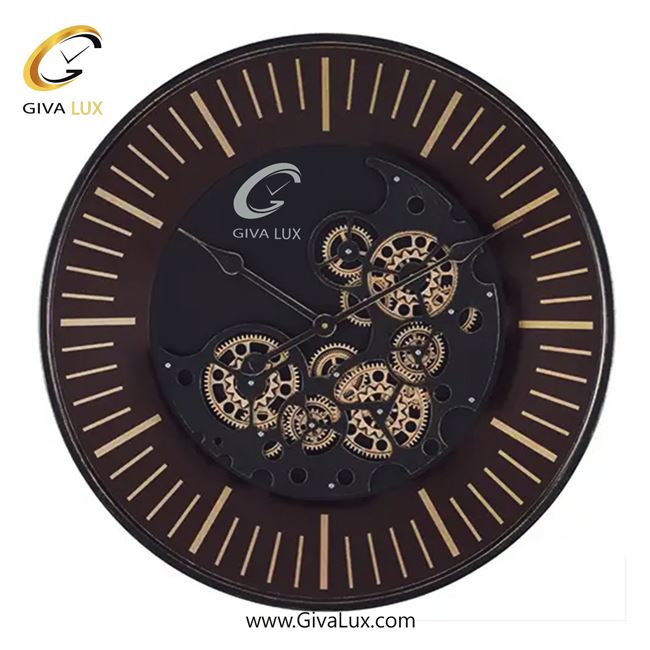 ساعت دیواری اورجینال والتر آلیاژ فلزی مشکی| کد رفرنس 6119