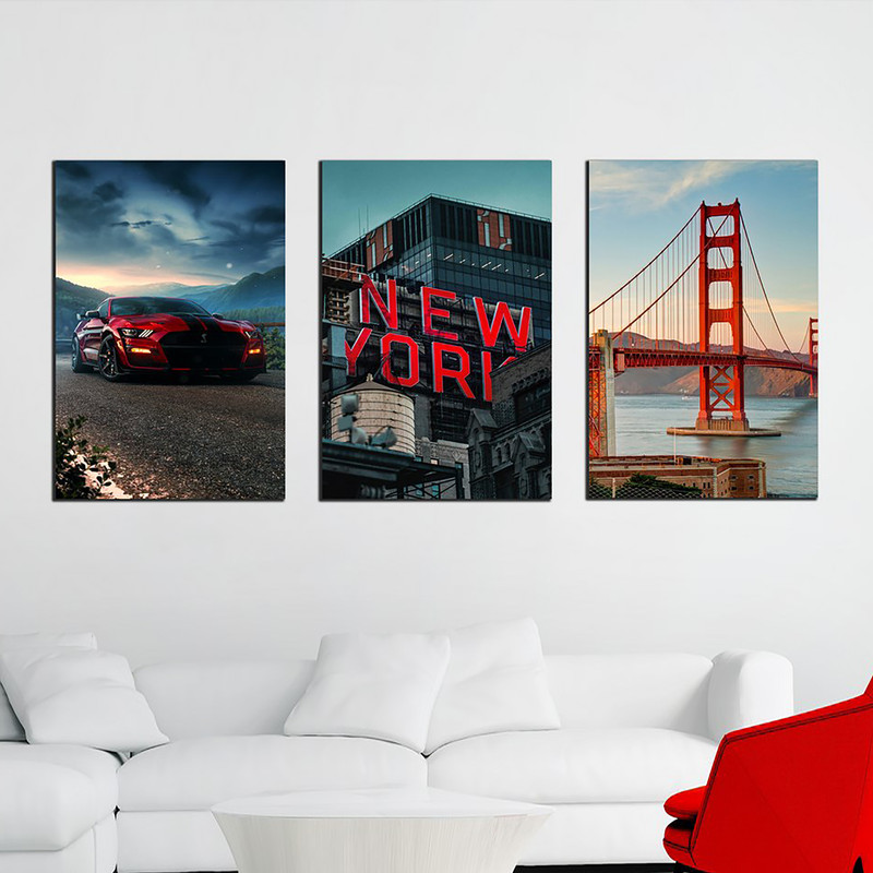 تابلو شاسی دنیای قابمدل 277 مجموعه 3 عددی | دنیای قاب