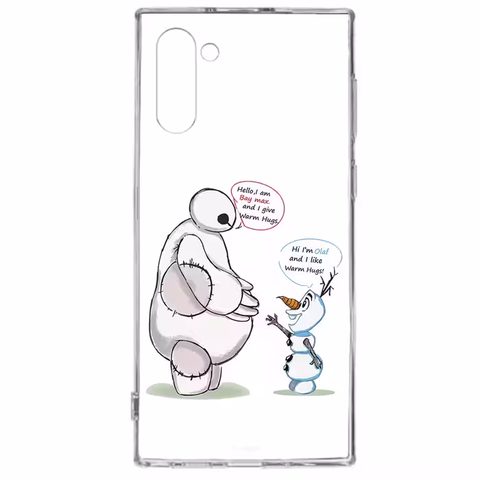 کاور طرح Olaf &amp; Baymax مناسب برای گوشی موبایل سامسونگ Galaxy Note 10 