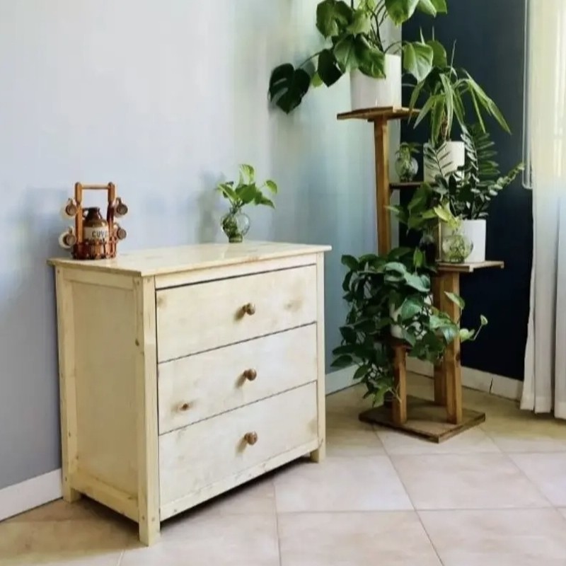 پاتختی تمام چوب .دراور چوبی  کمد چوبی  کشو میز ارایش چوبی رنگ و طرح سفارشی  تحویل در باربری مقصد (پس کرایه)