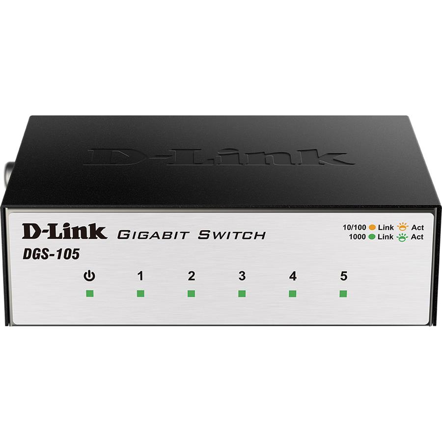 سوئیچ گیگابایت دسکتاپ 5 پورت دی لینک مدل دی جی اس 105