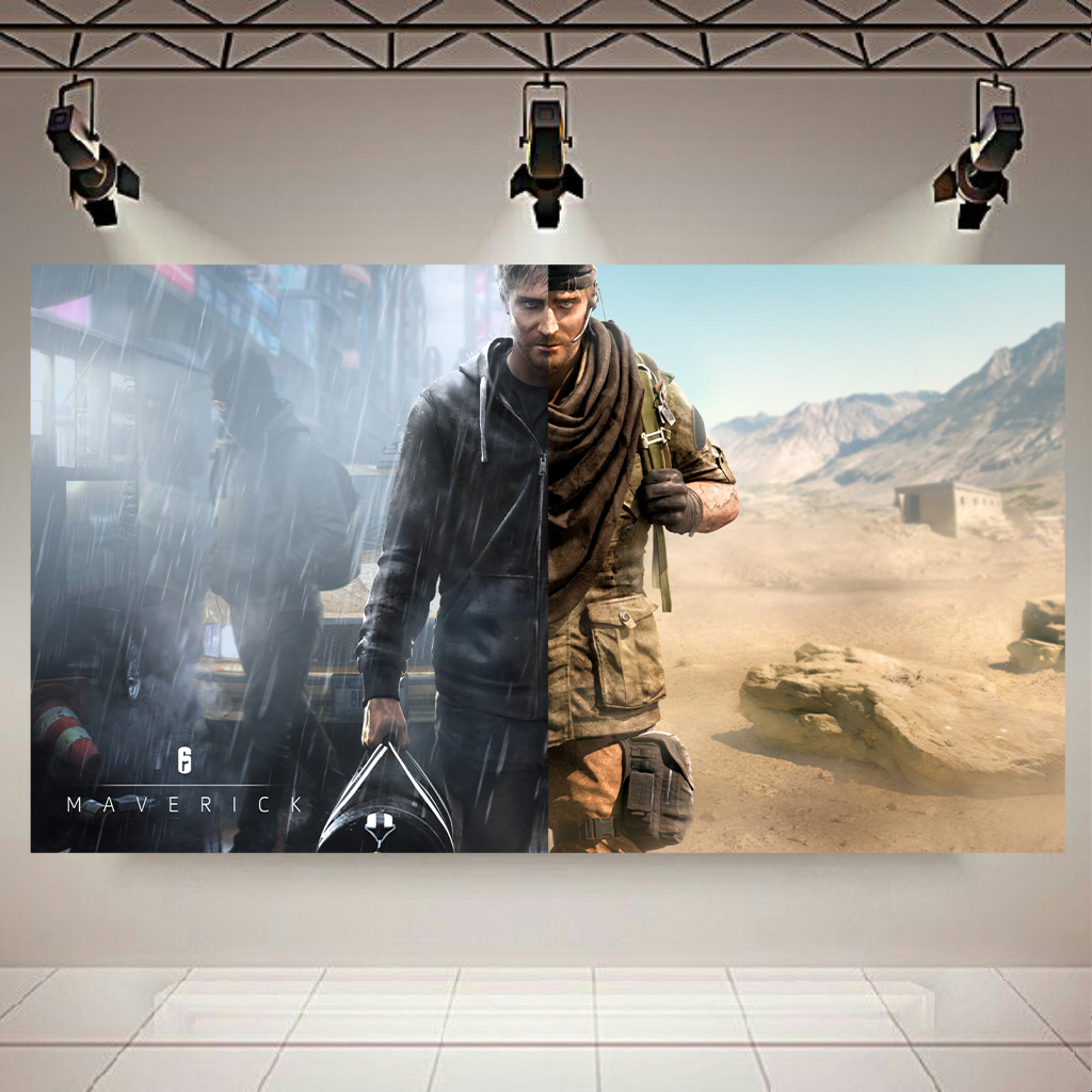 تابلو بوم طرح Game مدل Rainbow six siege( Maverick ) کد AR3860