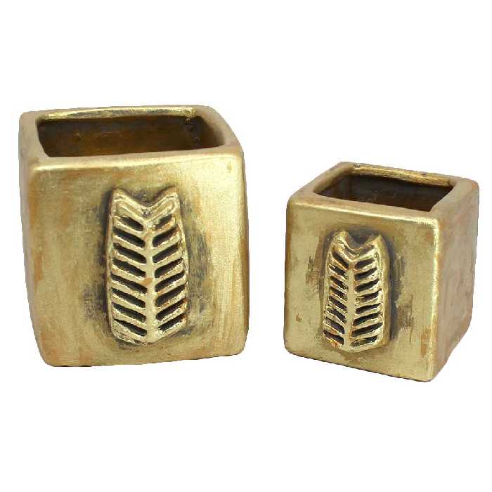 گلدان طرح cubic مجموعه 2 عددی