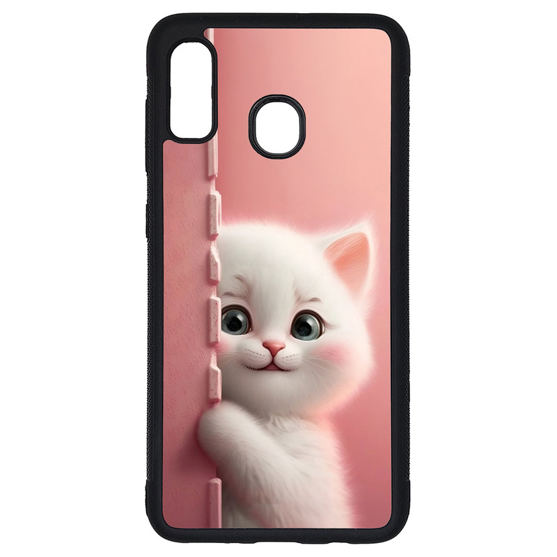 کاور طرح بچه گربه کد G-222 مناسب برای گوشی موبایل سامسونگ Galaxy A20 / A30 | دیجی قاب دونی