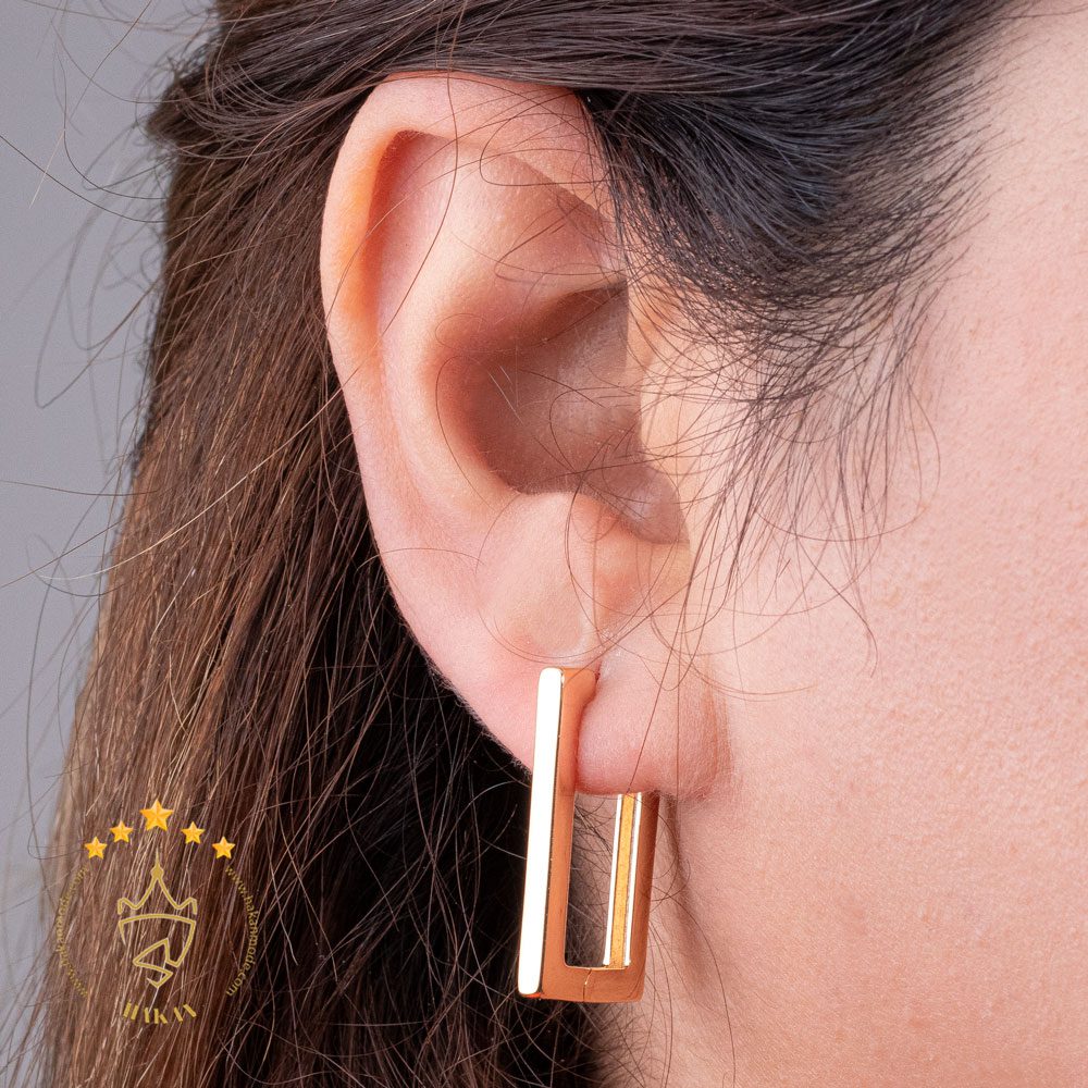 گوشواره طرح مستطیلی | XP 192