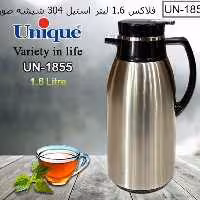 فلاسک 1.6 لیتر شیشه صورتی یونیک کد 1855