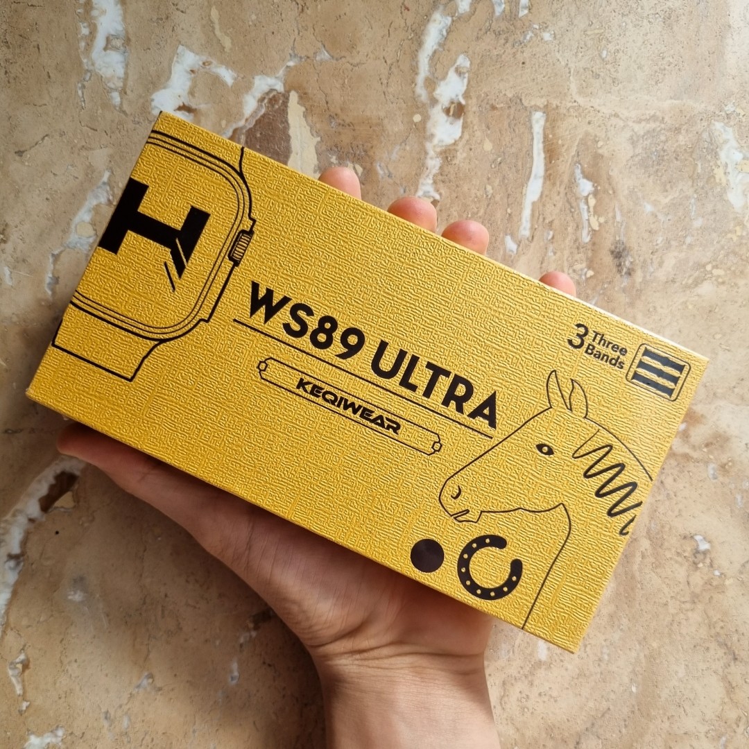 ساعت هوشمند مدل WS89 ULTRA اسمارت واچ  اپل واچ دارای 3 تا بند