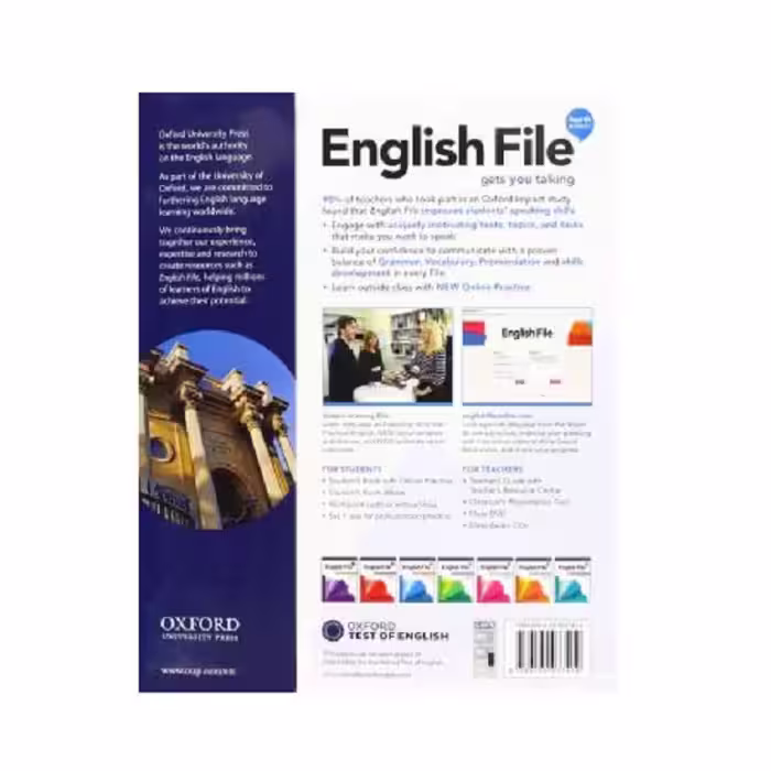 کتاب English File Elementary 4th Edition اثر جمعی از نویسندگان انتشارات آکسفورد