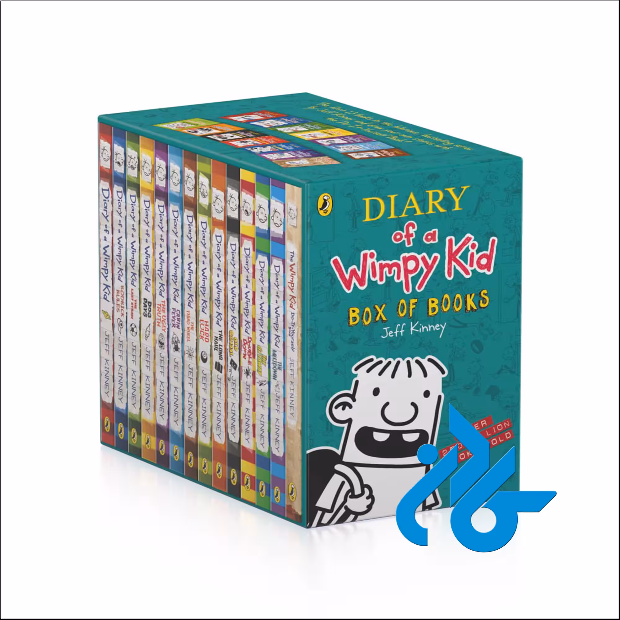 خرید و قیمت پک کامل Diary of a Wimpy Kid box of books