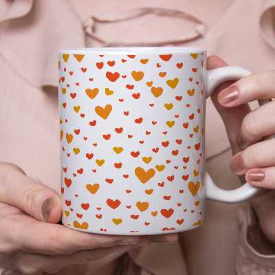 ماگ طرح قلب کد 3
