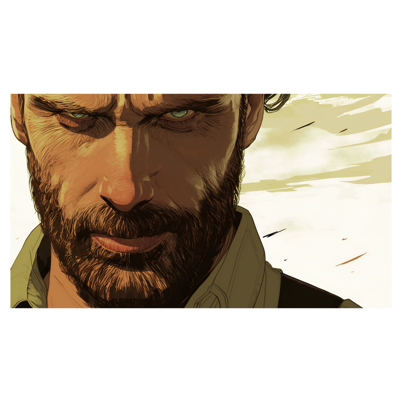 تابلو شاسی مدل سریال واکینگ دد walking dead کد ریک 1 | دنیای قاب