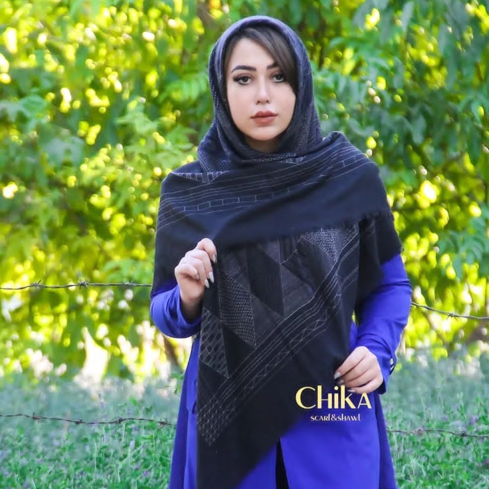 روسری نخ کشمیر وارداتی بدون لیز خوردن و پرز دهی
