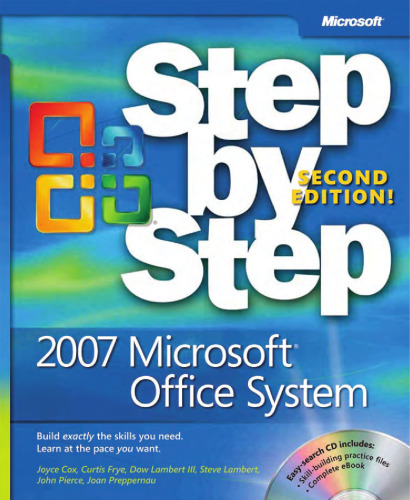 خرید و دانلود نسخه کامل کتاب The 2007 Microsoft Office System Step by Step