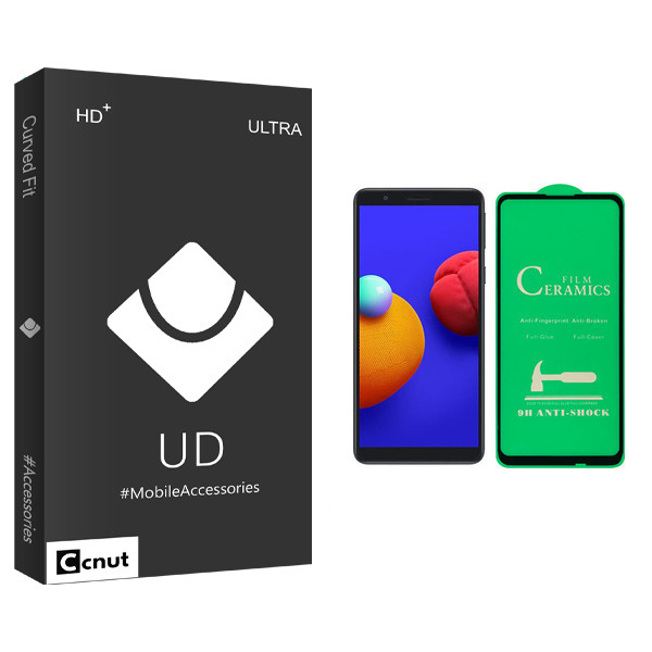 محافظ صفحه نمایش سرامیکی کوکونات مدل UD Black مناسب برای گوشی موبایل سامسونگ Galaxy A01 Core | کالا برتری