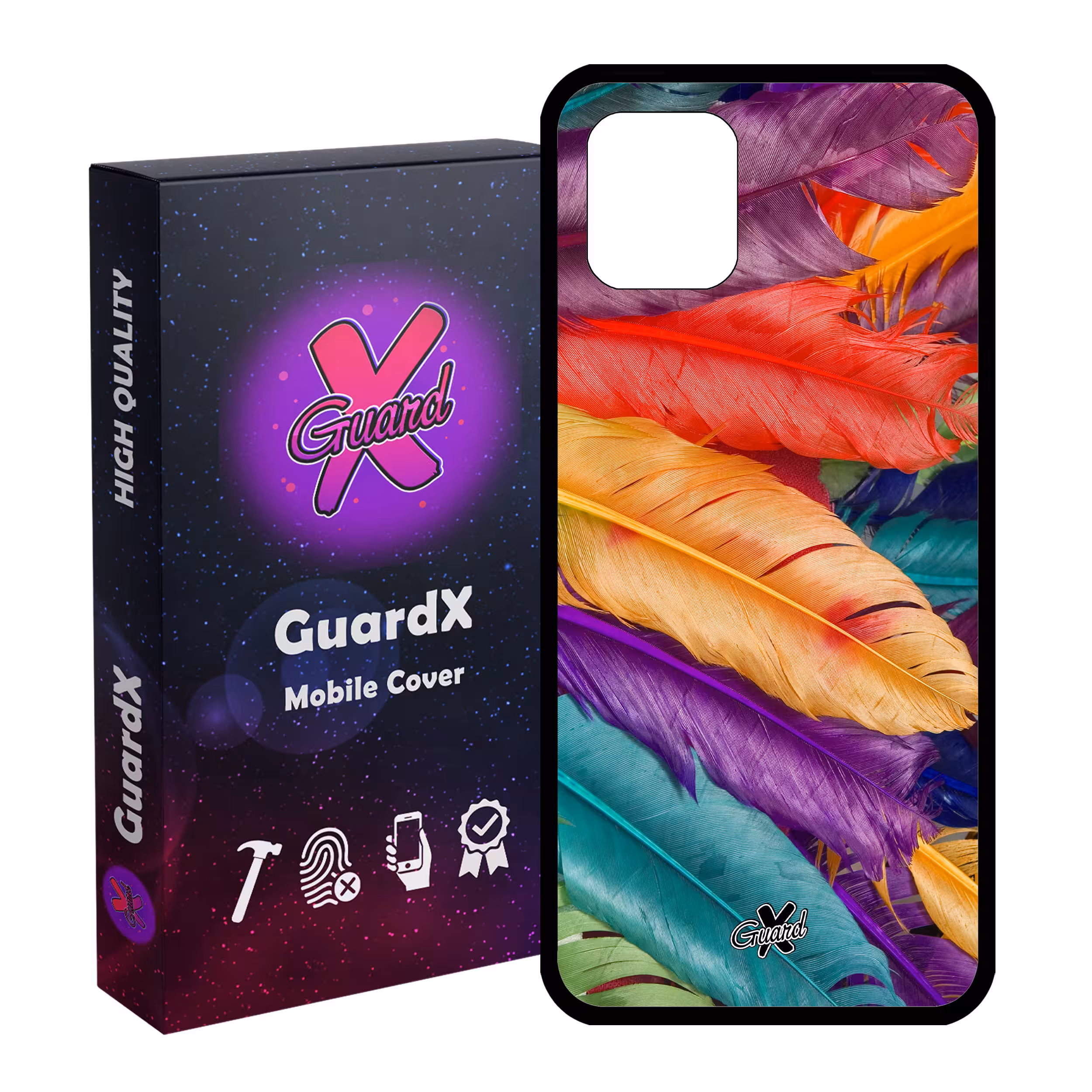 کاور گارد ایکس طرح Feather مدل Glass10180 مناسب برای گوشی موبایل سامسونگ Galaxy Note 10 Lite
