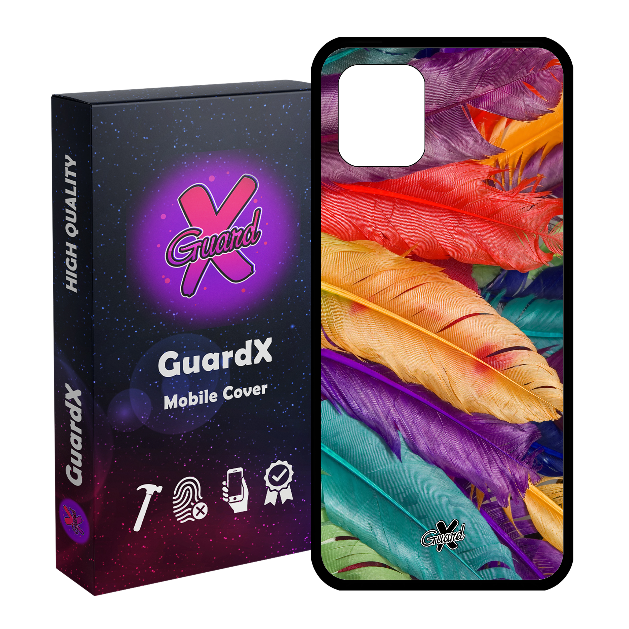 کاور گارد ایکس طرح Feather مدل Glass10180 مناسب برای گوشی موبایل سامسونگ Galaxy Note 10 Lite