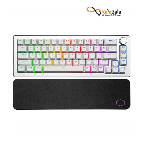 خرید و قیمت کیبورد با سیم کولرمستر CK721 SWH Wireless Mechanical