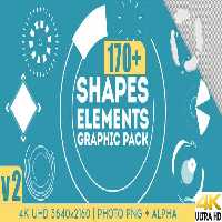 دانلود Shapes &amp; Elements Graphic Pack – پک گرافیکی اشکال و عناصر