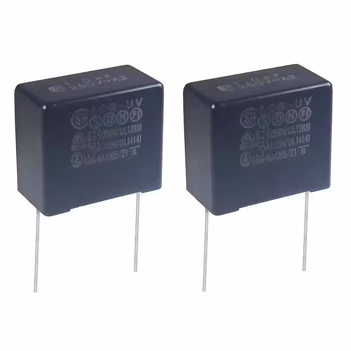 خازن 1 میکروفاراد 250 ولت مدل TCP X2 بسته 2 عددی