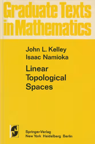 خرید و دانلود نسخه کامل کتاب Linear Topological Spaces