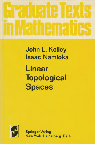 خرید و دانلود نسخه کامل کتاب Linear Topological Spaces