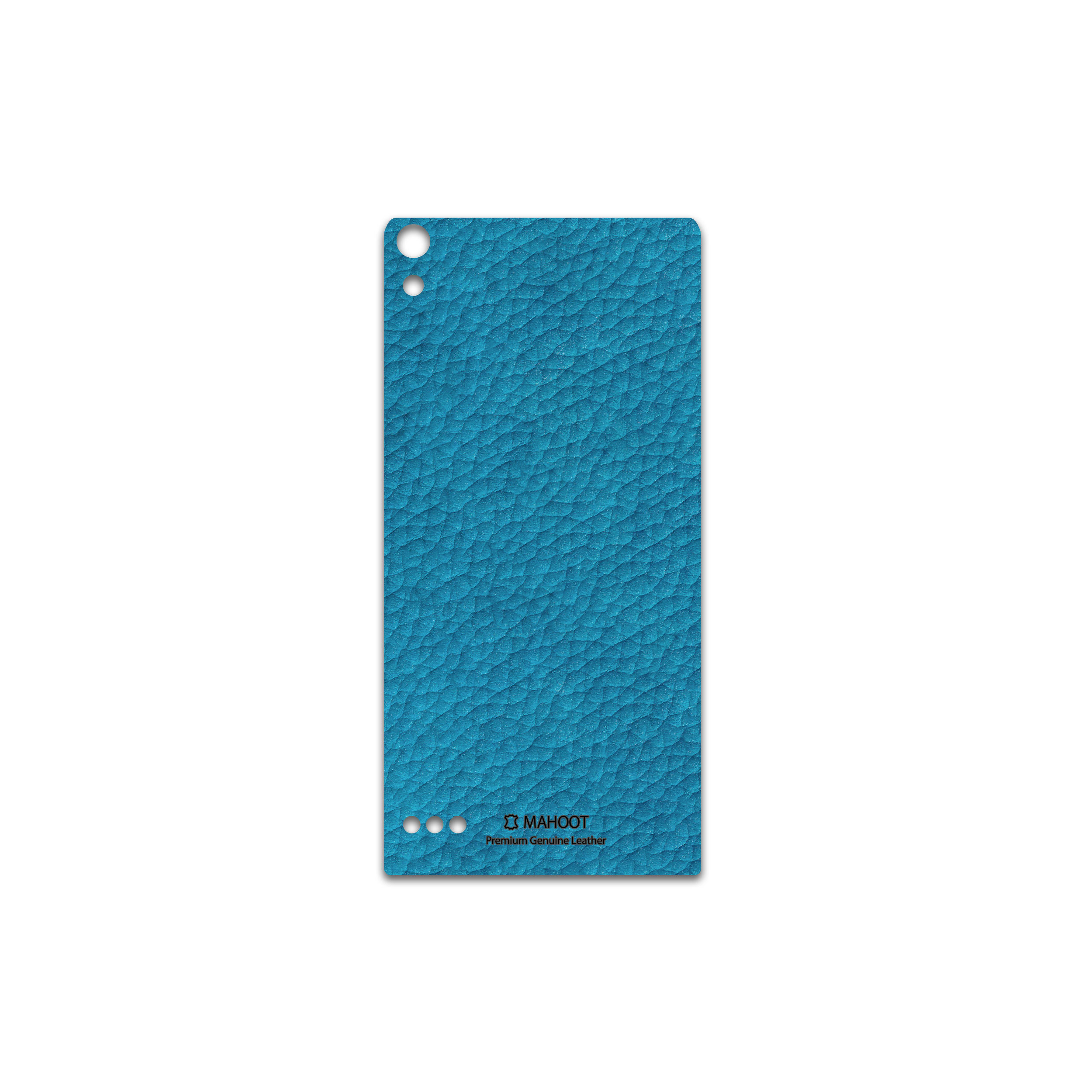 برچسب پوششی ماهوت مدل Blue-Leather مناسب برای گوشی موبایل هوآوی Ascend P6