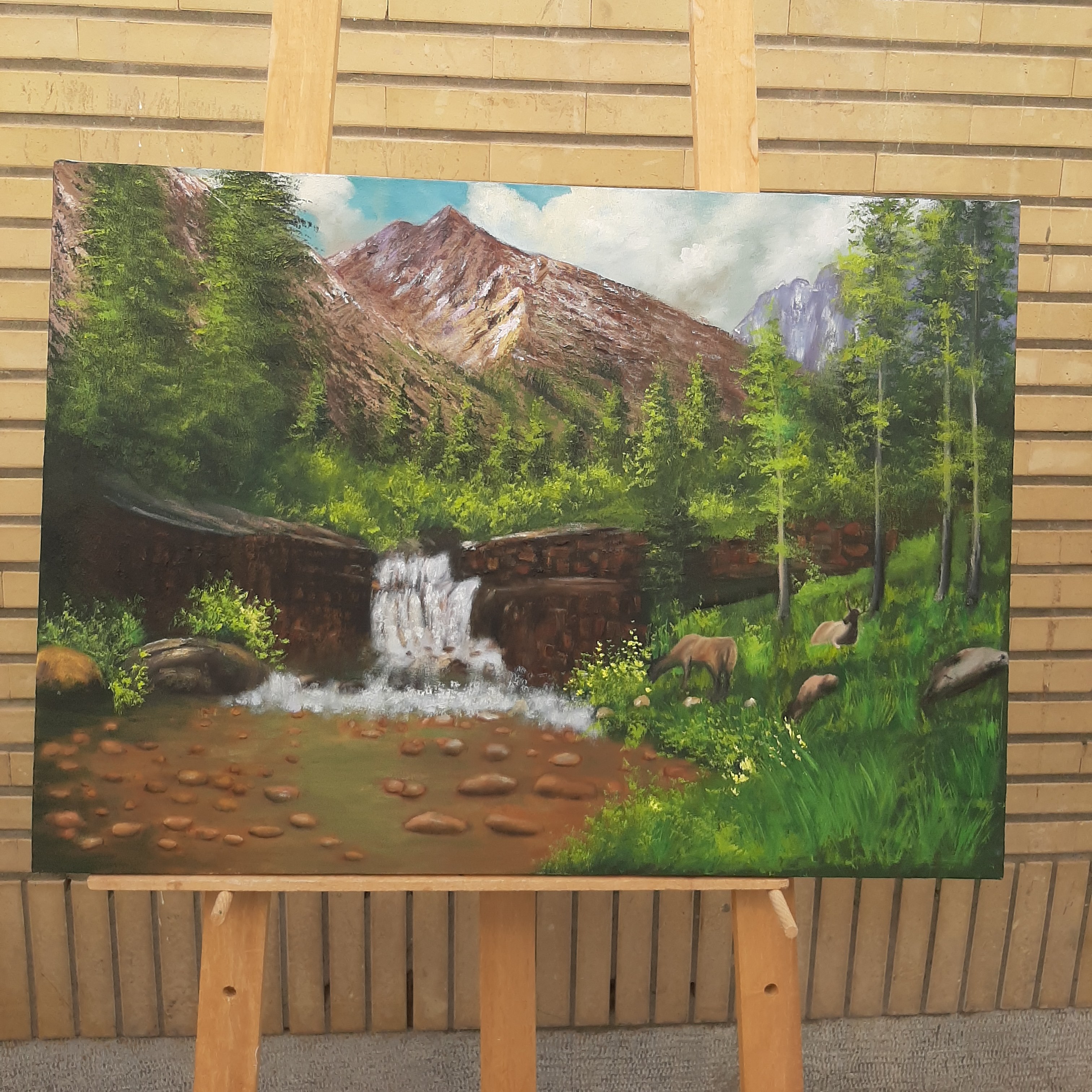 نقاشی رنگ روغن منظره