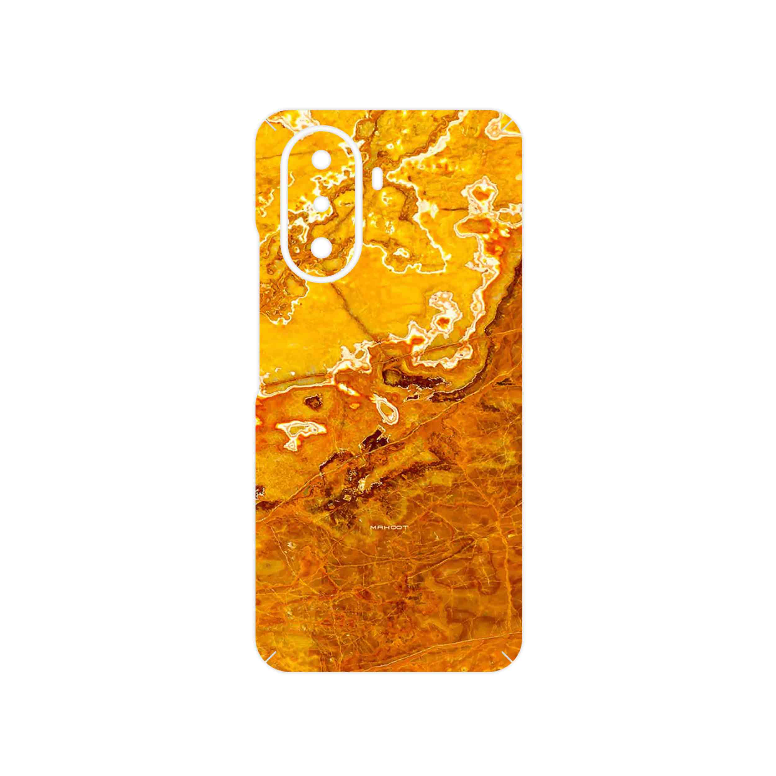 برچسب پوششی ماهوت مدل Gold Marble مناسب برای گوشی موبایل هوآوی Nova Y70