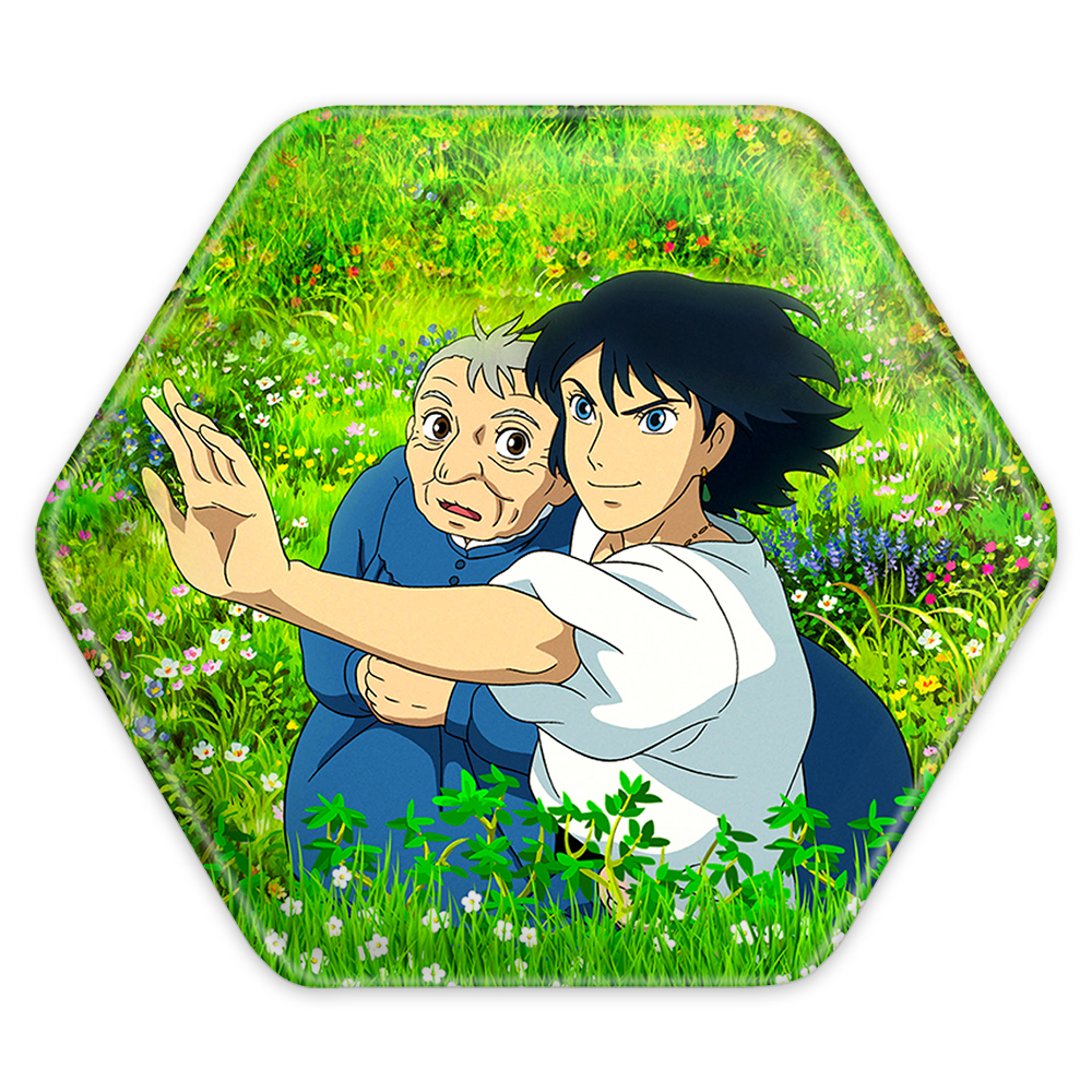 پیکسل خندالو طرح هاول و سوفی انیمه قلعه متحرک هاول مدل شش ضلعی کد 12888