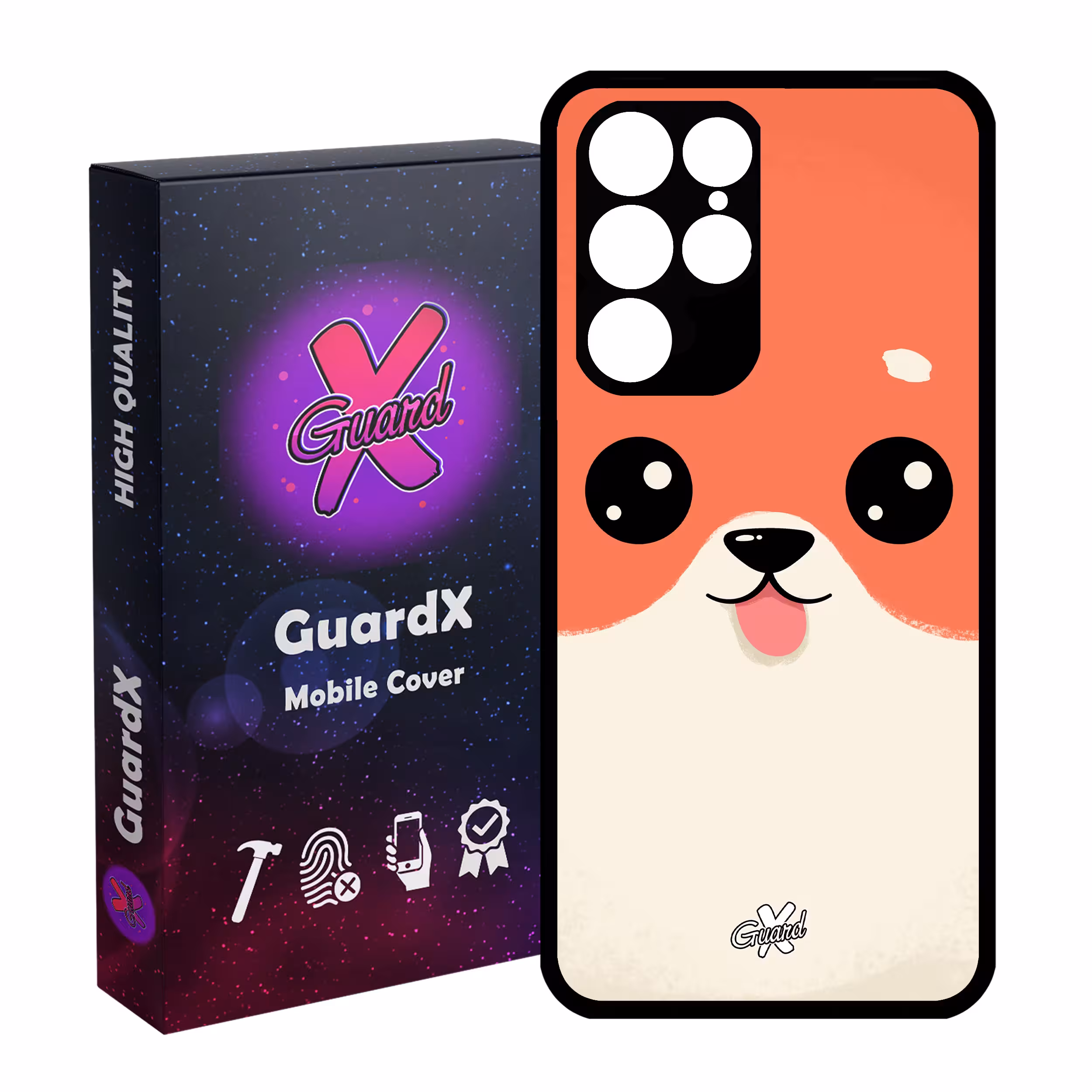 کاور گارد ایکس طرح Pet مدل Glass10186 مناسب برای گوشی موبایل سامسونگ Galaxy S22 Ultra