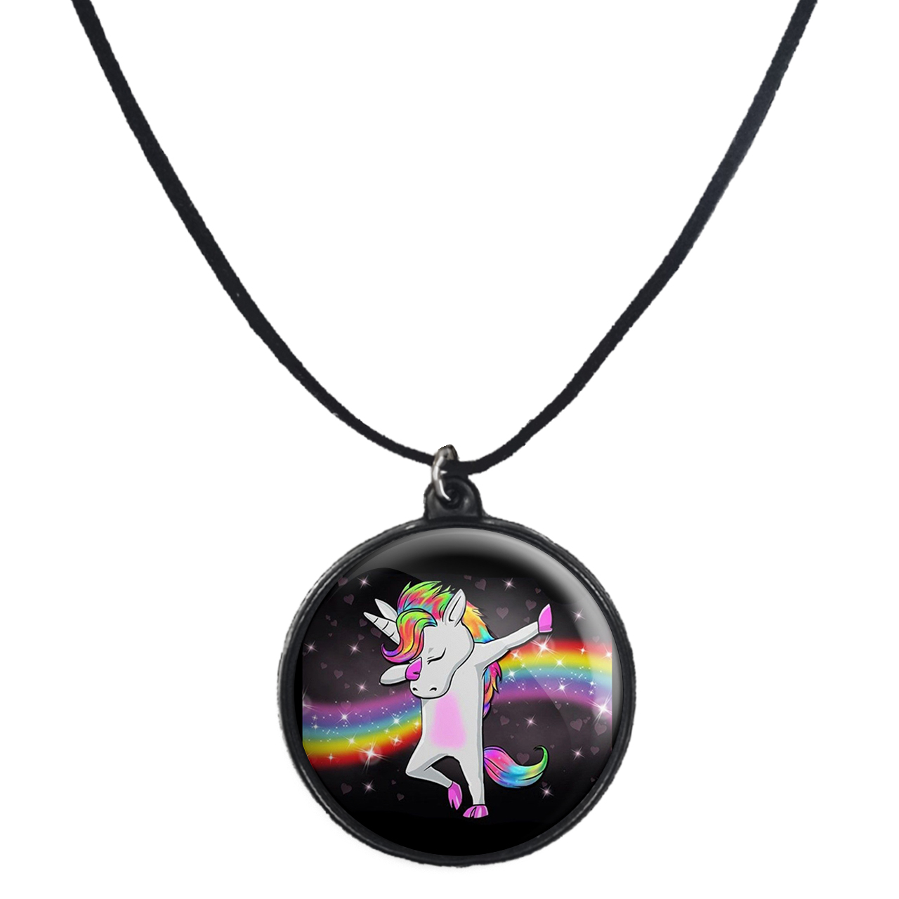 گردنبند پرمانه طرح اسب تک شاخ کد pmb.210