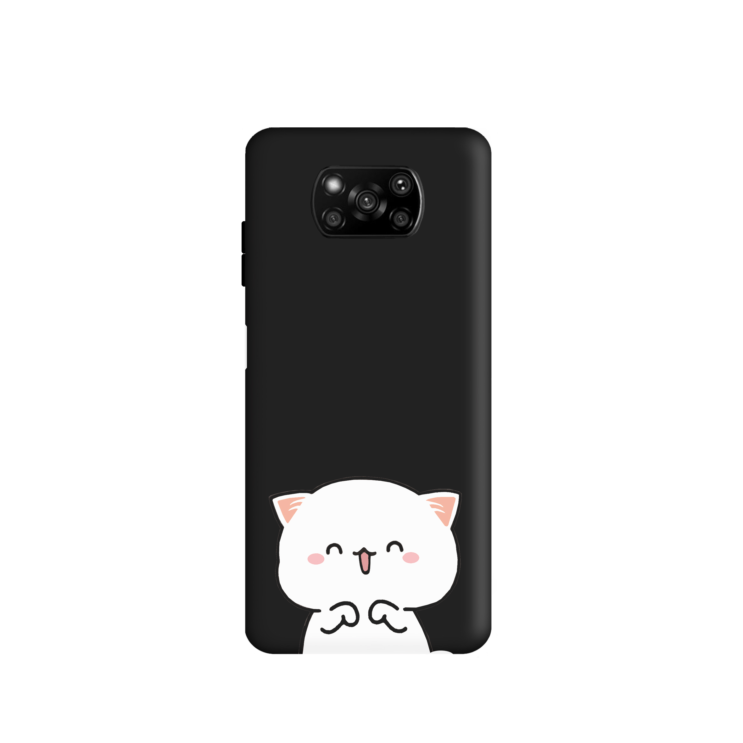 کاور طرح دخترانه گربه کد 300 مناسب برای گوشی موبایل شیائومی Poco X3 NFC / X3 Pro