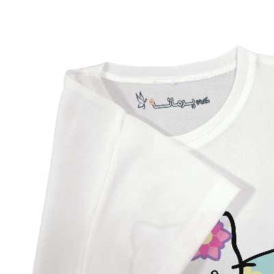 تی شرت بچگانه پرمانه طرح Kitty کد pmt.2404