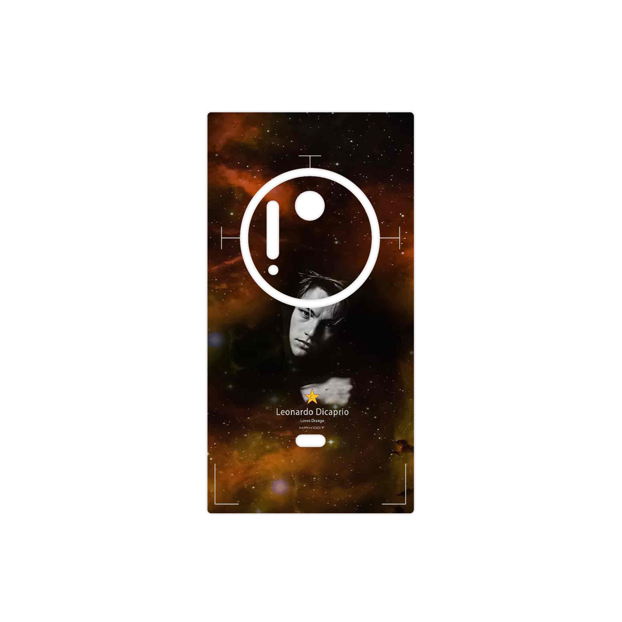 برچسب پوششی ماهوت مدل Leonardo Dicaprio مناسب برای گوشی موبایل نوکیا Lumia 1020