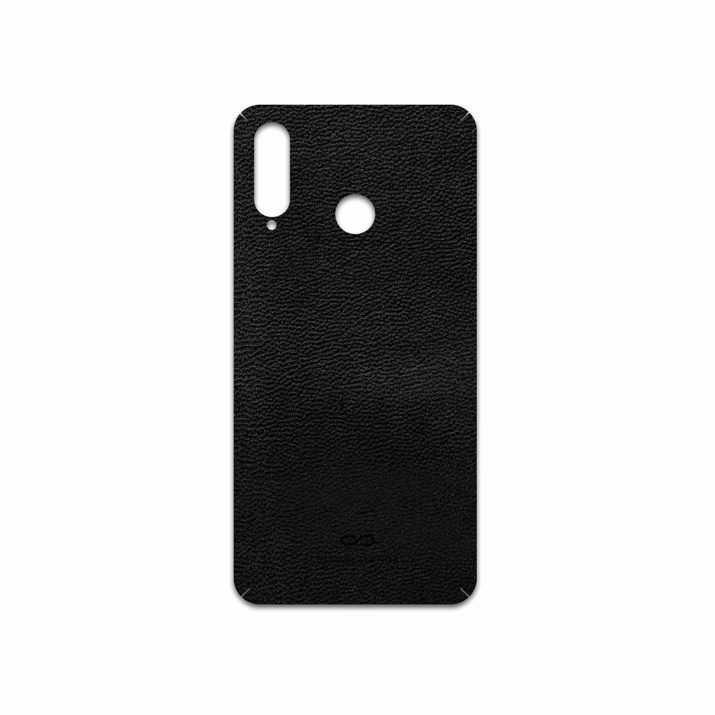 برچسب پوششی ماهوت مدل Black-Leather مناسب برای گوشی موبایل هوآوی P30 Lite (48 MP Camera)