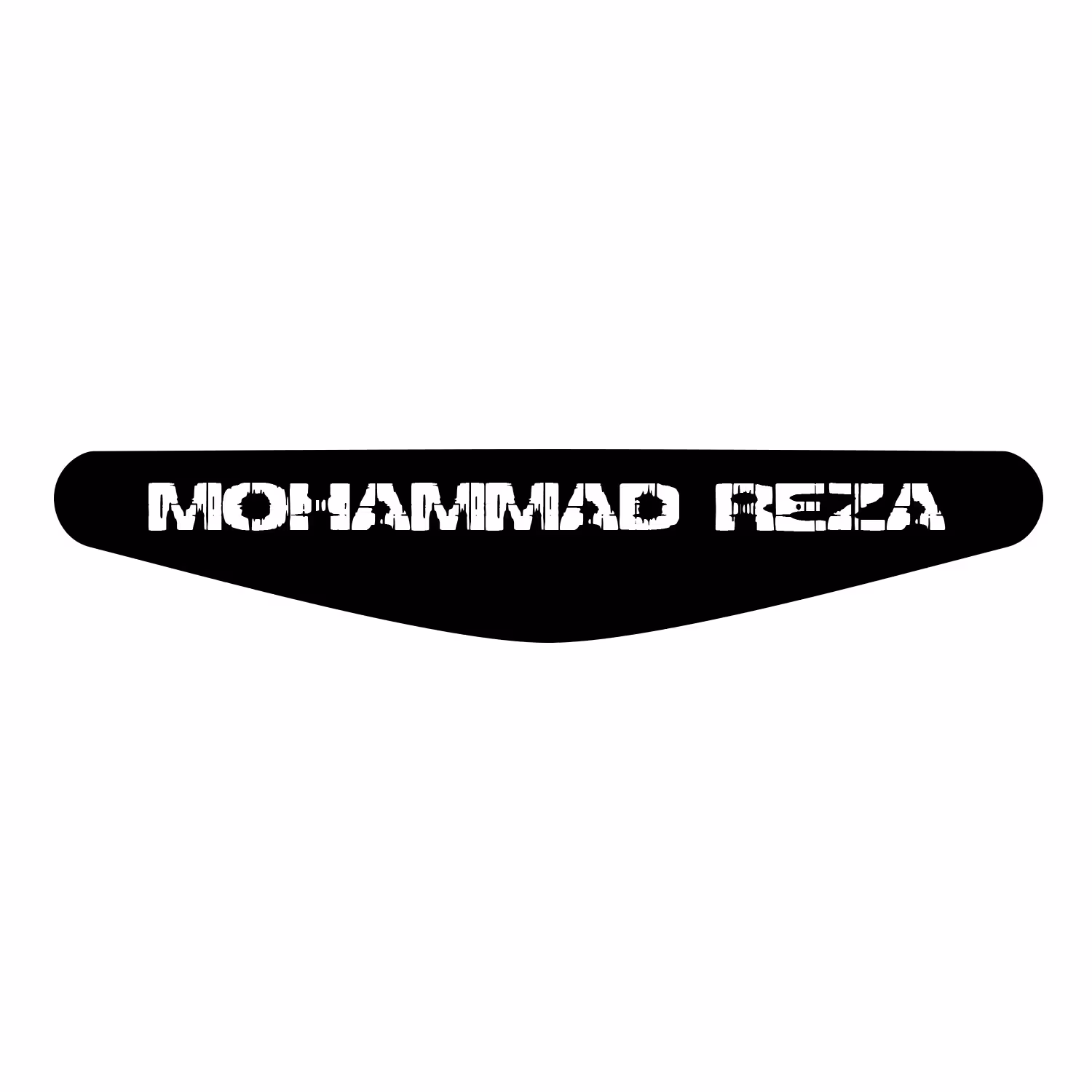 برچسب لایت بار دسته پلی استیشن 4 ونسونی طرح MOHAMMAD REZA