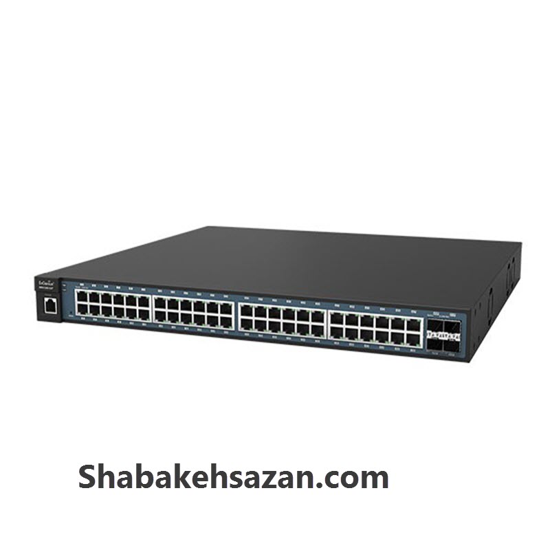 سوییچ رکمونت 48 پورت انجنیوس مدل EWS1200-52T