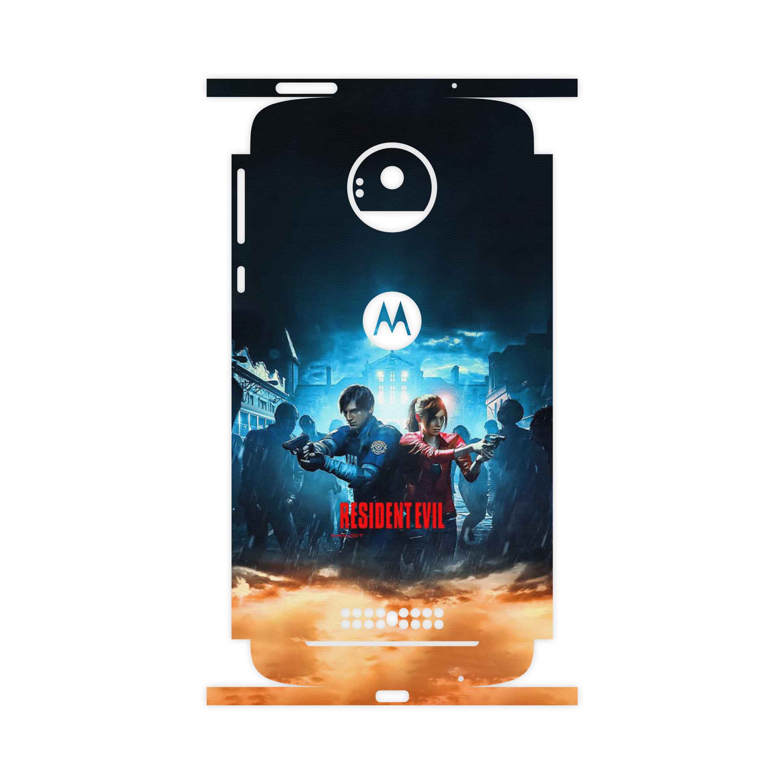 برچسب پوششی ماهوت مدل Residentevil Game Series-FullSkin مناسب برای گوشی موبایل موتورولا Moto Z