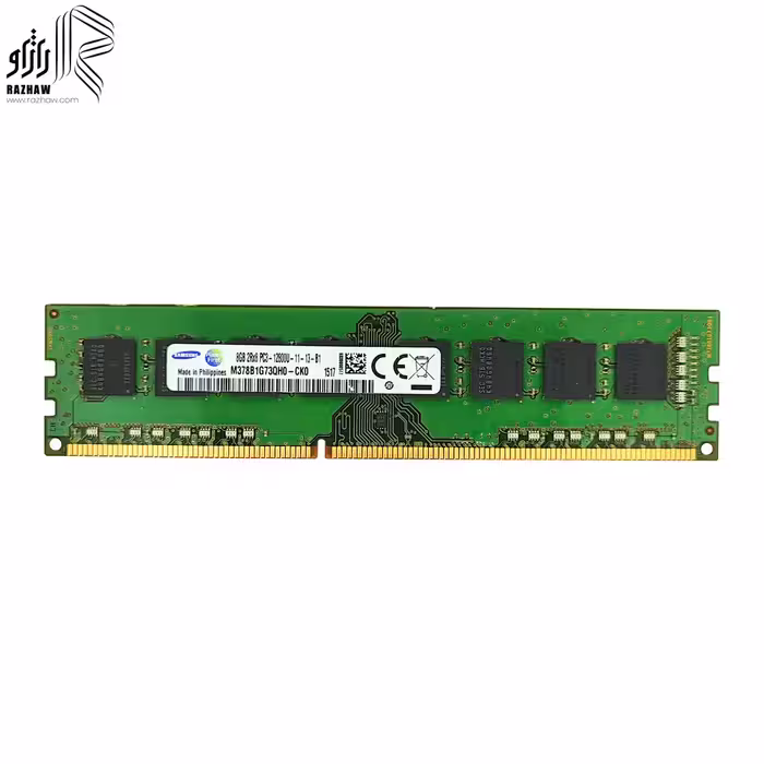 رم دسکتاپ ddr3 سامسونگ 12800/1600mhz مدل CK0 ظرفیت 8 گیگابایت CL11