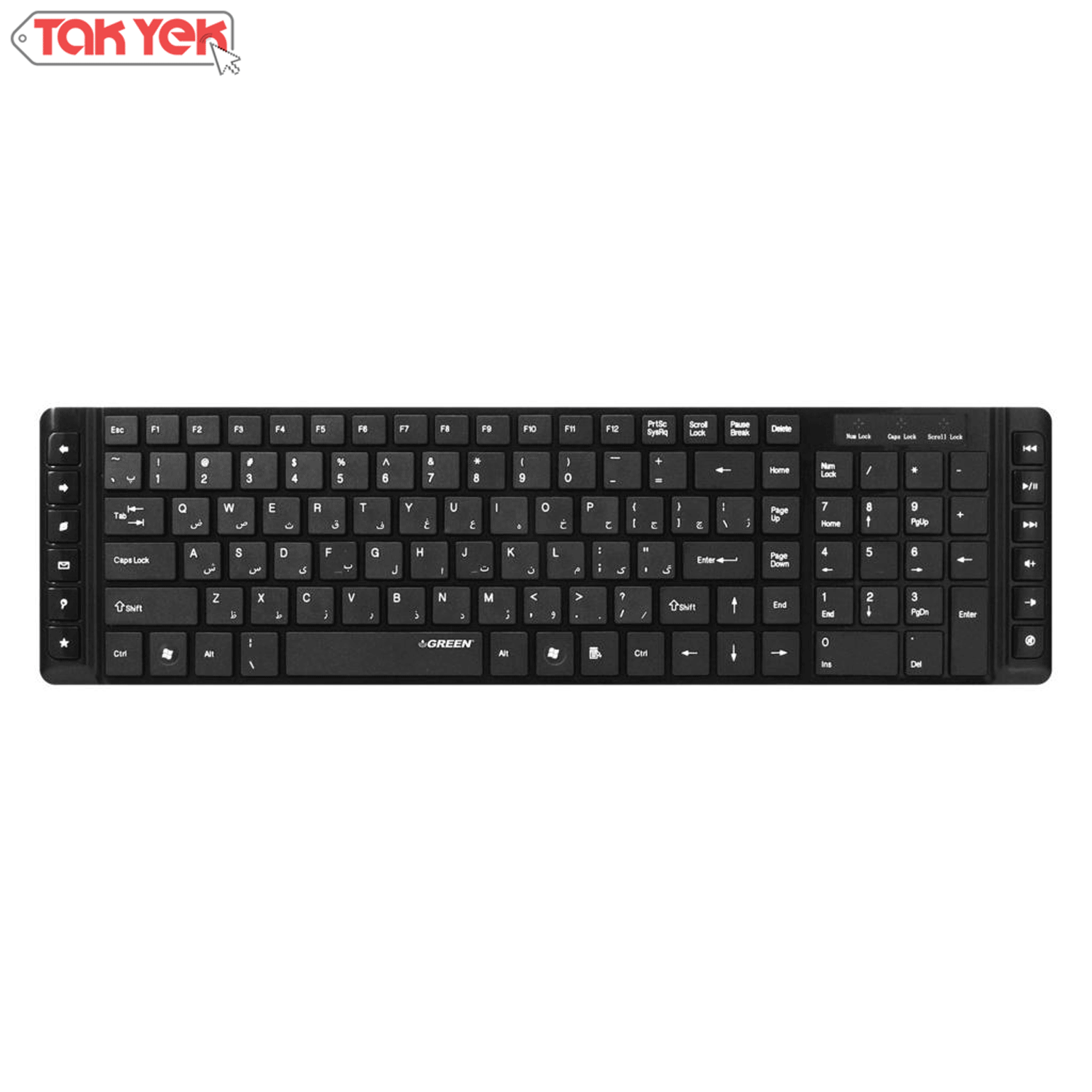 کیبورد با سیم گرین Green GK301