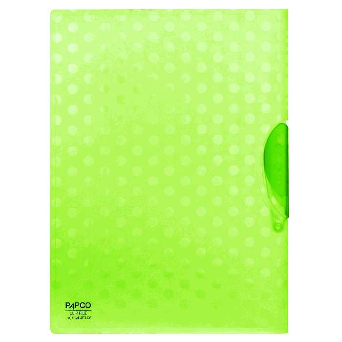 پوشه پاپکو مدل گیره بغل طرح ژلی کد A4-351 بسته 3 عددی