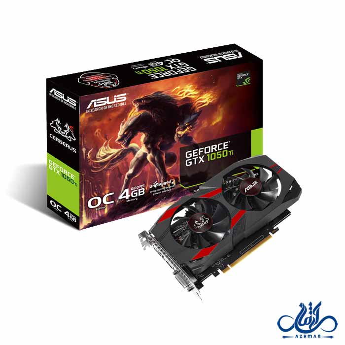 کارت گرافیک ایسوس CERBERUS-GTX 1050 TI-O4G